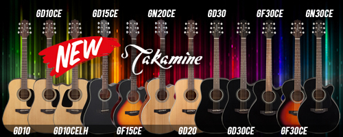 Takamine new guitars